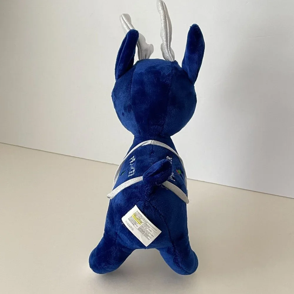 Kellytoy Plush Santa’s Classic Reindeer Collection Prancer Blue & Silver Toy 10